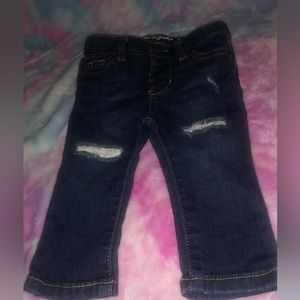 baby girl's skinny cat & jack super stretch off-blue jeans